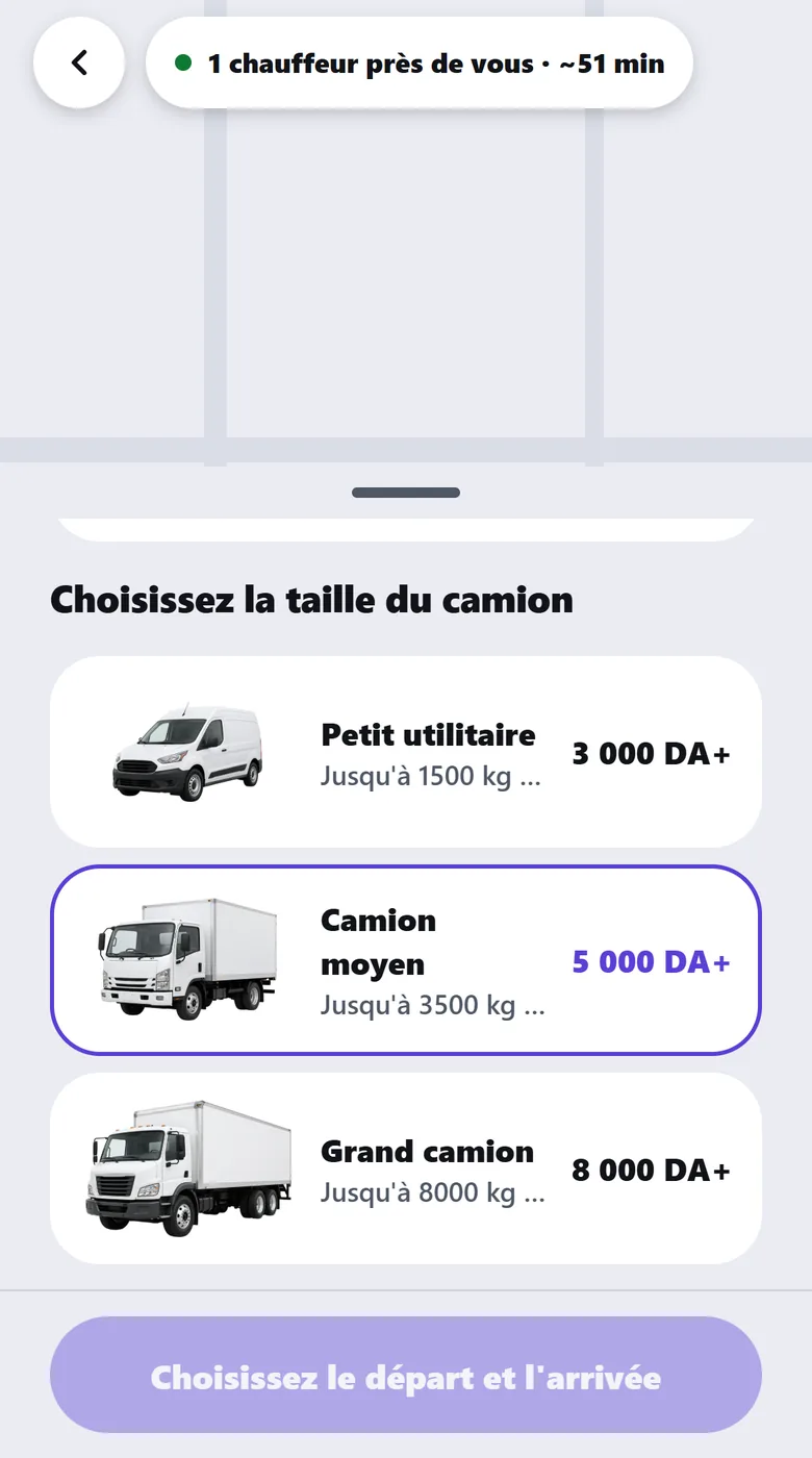 Un camion rien que pour vous — Choisissez la taille, maintenant ou plus tard